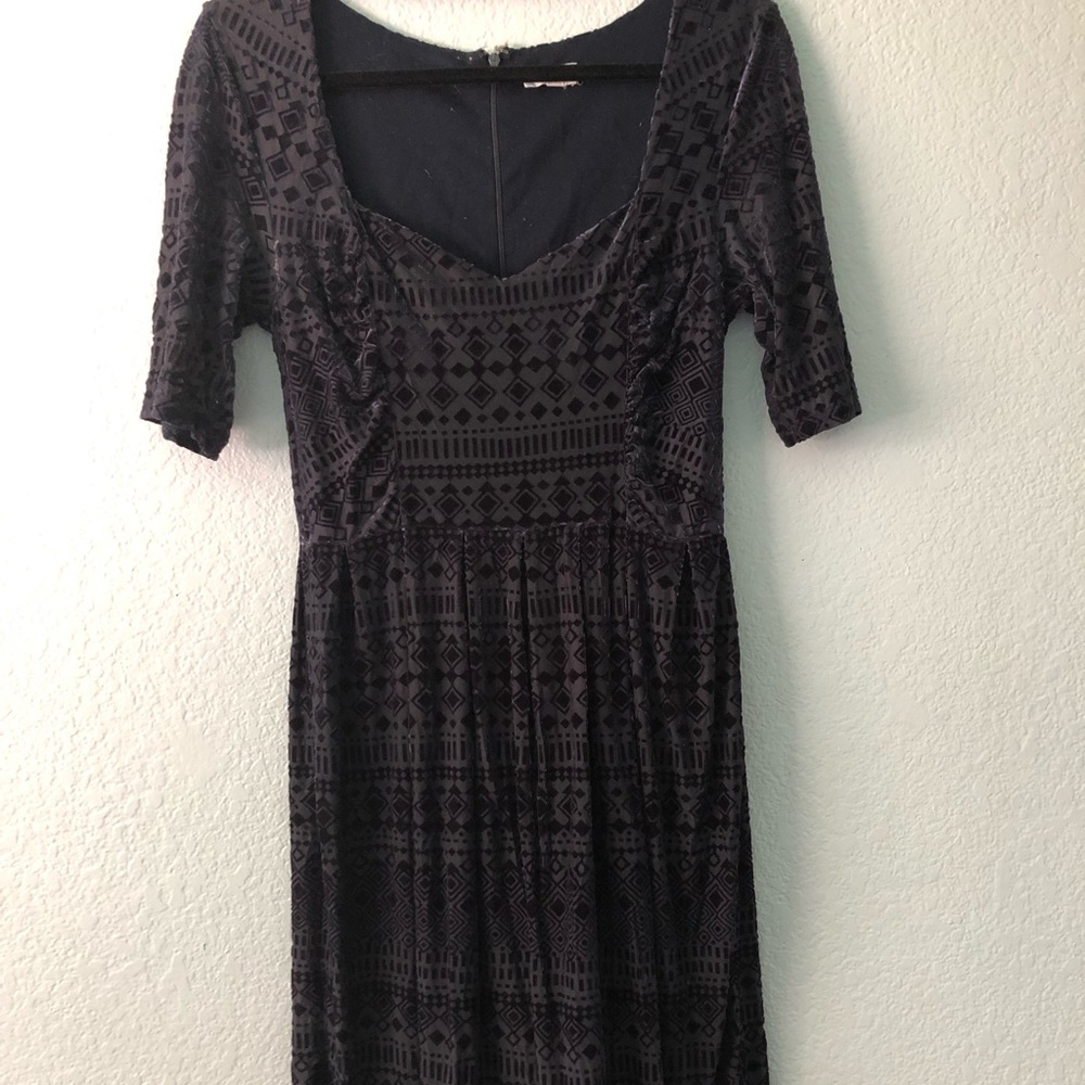 Navy Blue Anthropologie Meadow Rue Dress
